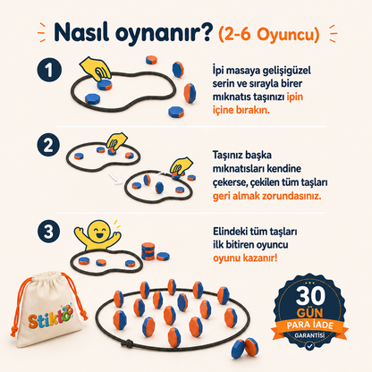Stikto Manyetik Strateji Oyunu
