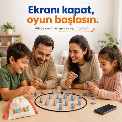 Stikto Manyetik  – 20 Parça Mıknatıslı Aile ve Zeka Oyunu